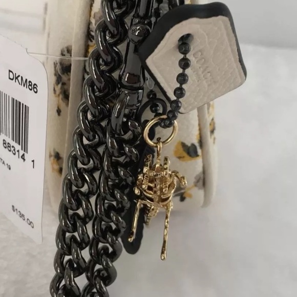 Beautiful Authentic COACH Leather & charm wristlet - Picture 3 of 6